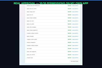 deliver an approved meta app for your facebook and instagram chatbot