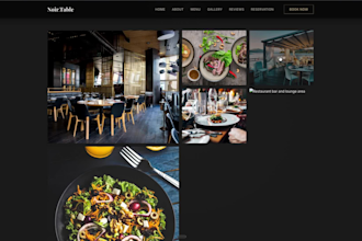 design and develop a modern responsive business website