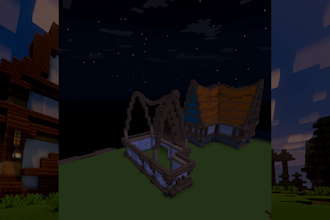 build a cozy house for you in minecraft