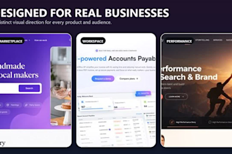 design a premium startup website UI UX in figma