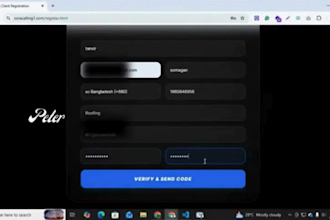 develop a custom CRM dashboard portal, landing page using node,js
