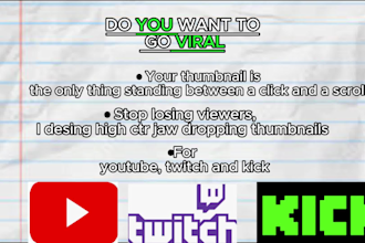 do you a great thumbnail