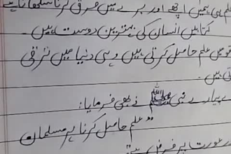 do neat and smooth urdu and english assignment