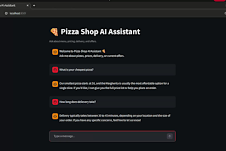 build ai chatbot for business website and customer support