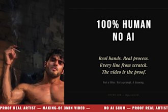 illustrate a dark romance book cover with making of video