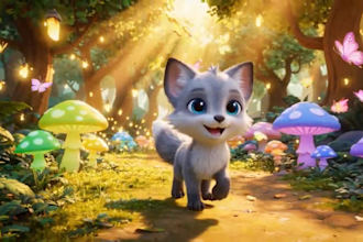 create fun kids story ai videos with engaging visual for you