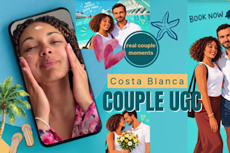 create couple ugc videos in stunning spanish locations