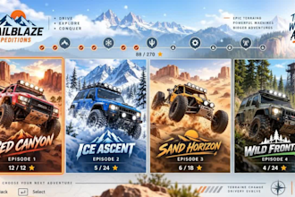create modern game UI UX, gui and hud for your game