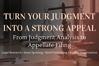 assist with appeal briefs and appellate court documents