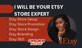 be etsy store seo traffic rank promotion sales store set up expert