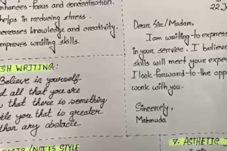 write and type anything with my clean and presentable skill