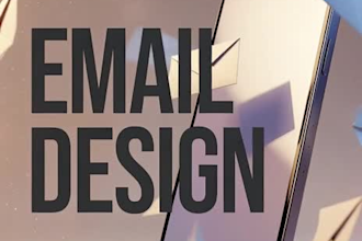 design a professional email newsletter template in figma for your brand