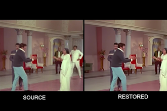 enhance and restore the video, ai 4k upscale and remastering