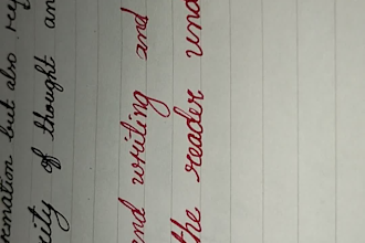 write handwritten notes,letters,assingments and documents