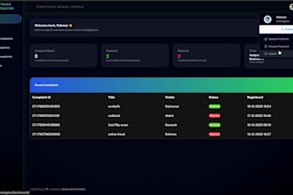 build a secure login system with admin dashboard and authentication