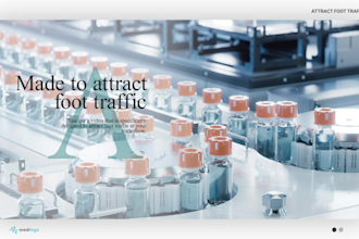 create a medical and pharma trade show motion graphics video in 2d