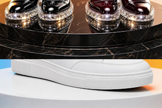make shoes, sneakers, footwear model, and photorealistic rendering