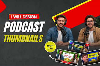 design modern podcast thumbnails in canva