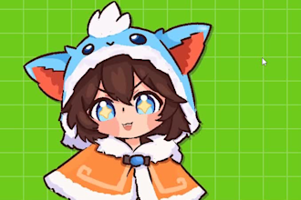 draw custom pngtuber avatar and twitch emotes