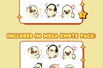 create ready made emotes that are cute and relatable