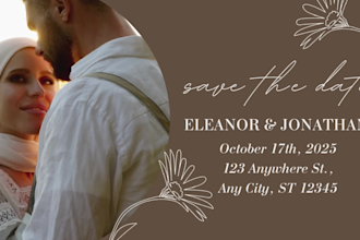 design elegant and modern invitation cards for any event