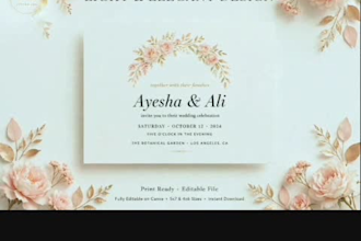 design custom digital and printable invitation cards