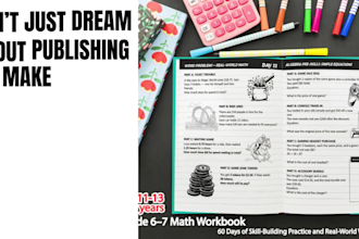 design KDP activity book with mazes, word search, sudoku, and fun math puzzles