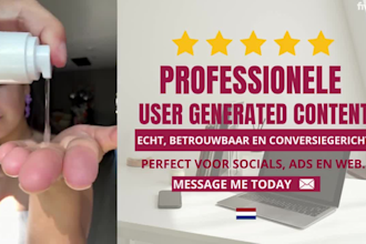 create dutch ugc video ads for your product or service