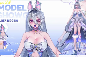 design and rig vtuber model live2d model nsfw vtuber rigging for vtube studio