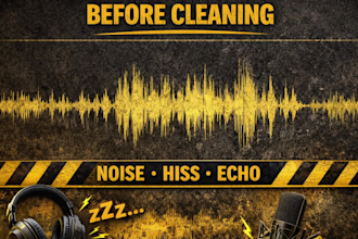 edit, clean, mix your audio file