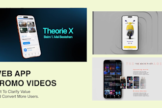 create saas explainer video and web app promo demo video
