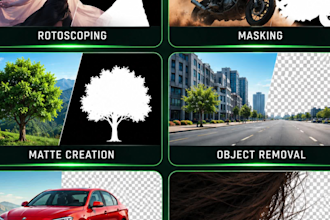 do professional vfx rotoscoping for films and videos