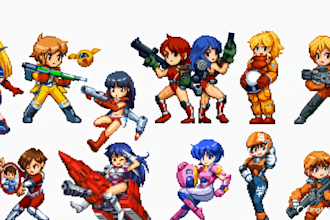 create nsfw pixel art nsfw pixel character character nsfw art 128bit nsfw pixel