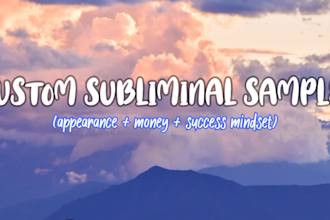 write custom affirmation scripts and create subliminal audio