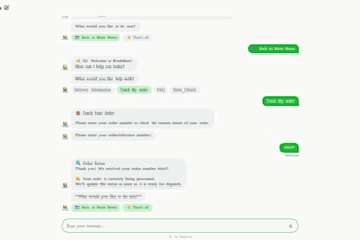 create a custom ai customer support chatbot