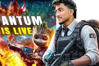 design eye catching bgmi and gaming youtube thumbnail