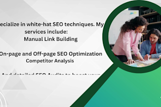 be your professional SEO expert and link building specialist