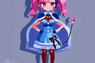 create live2d anime, twitch vtuber stream overlays  and custom backgrounds