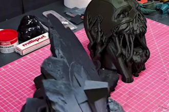 design 3d cosplay masks, wearable 3d helmets, and props for 3d
