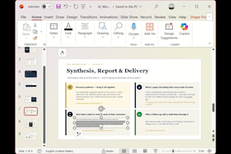 create a custom slide presentation