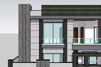 exterior 3d model design