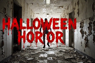 create 3 scary halloween horror intro videos in 6 hours