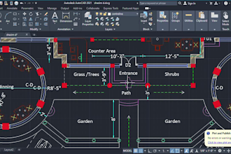 design 2d plan, column layout , interior  and exterior detail