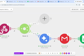 build an ai lead responder and spam filter using make