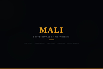 write professional english and arabic business emails