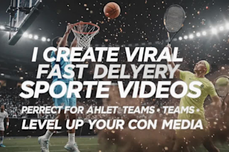 edit a professional hype sports, promotional video