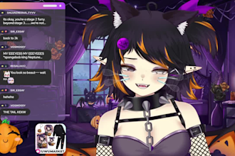create custom 2d 3d vtuber model, vrchat avatar, vroid vrm rigging and setup