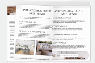 create a property investment guide and real estate investor ebook