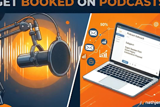 get you booked on podcasts through podcast guest pitching  and outreach