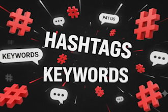 write SEO youtube titles descriptions and hashtags